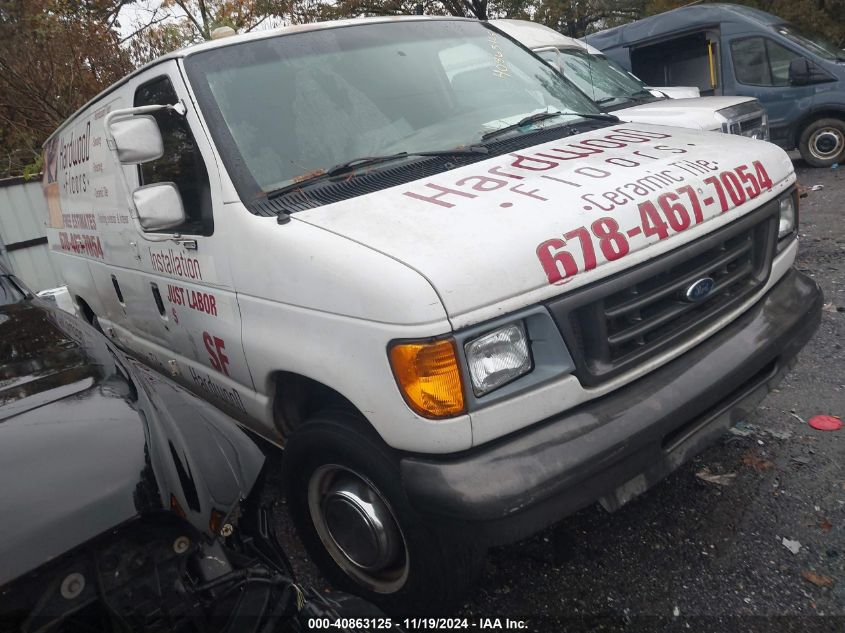 2004 Ford E-250 Commercial/Recreational VIN: 1FTNE24W94HA39002 Lot: 40863125