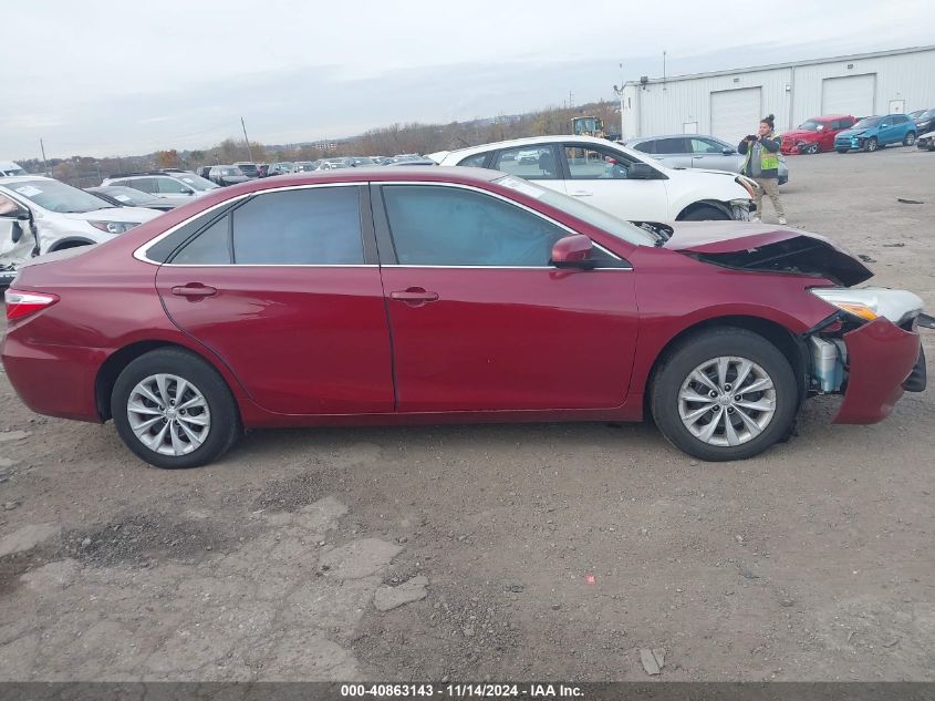 2015 Toyota Camry Le VIN: 4T1BF1FK6FU993555 Lot: 40863143