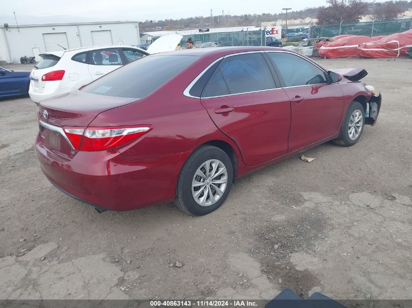 VIN 4T1BF1FK6FU993555 2015 Toyota Camry, LE no.4