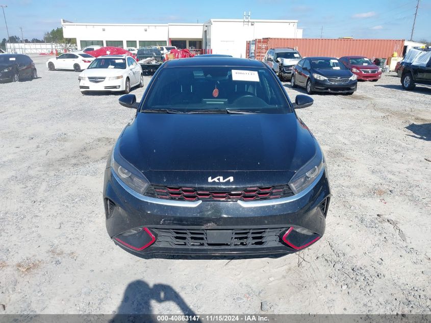 2022 Kia Forte Gt-Line VIN: 3KPF54AD0NE422594 Lot: 40863147