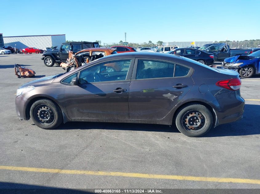 2017 Kia Forte Lx VIN: 3KPFK4A74HE054685 Lot: 40863165