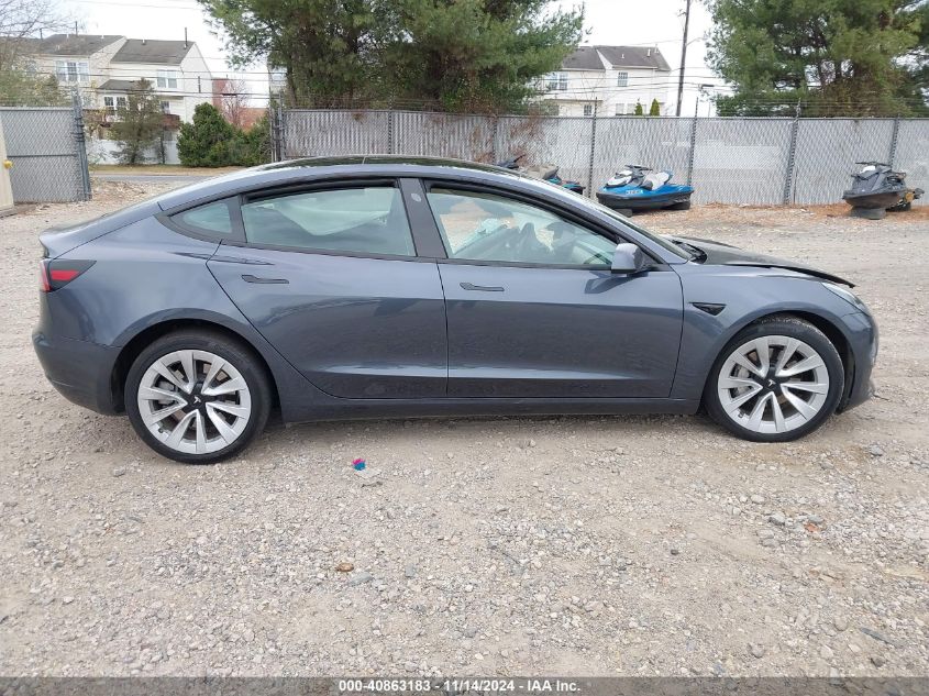 2023 Tesla Model 3 Long Range Dual Motor All-Wheel Drive VIN: 5YJ3E1EB2PF686312 Lot: 40863183