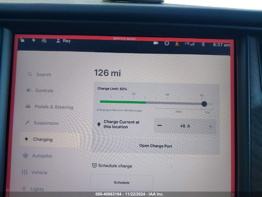 2020 Tesla Model X Long Range Dual Motor All-Wheel Drive/Long Range Plus Dual Motor All-Wheel Drive VIN: 5YJXCDE28LF298553 Lot: 40863184