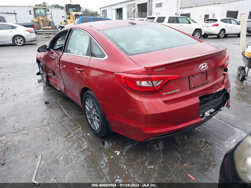 2015 Hyundai Sonata Se VIN: 5NPE24AF3FH090492 Lot: 40863187