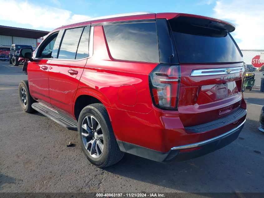 2021 Chevrolet Tahoe 2Wd Lt VIN: 1GNSCNKD4MR138808 Lot: 40863197