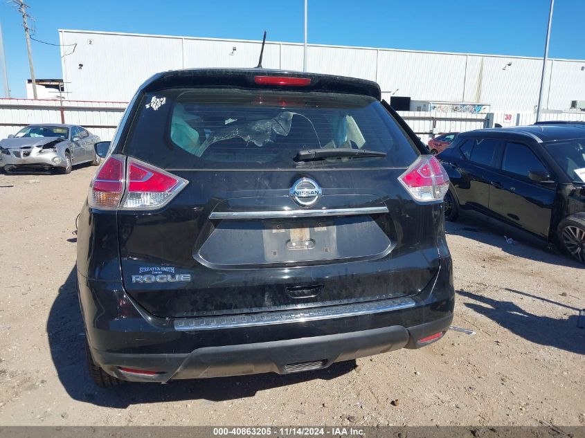 2016 Nissan Rogue S VIN: JN8AT2MTXGW019517 Lot: 40863205