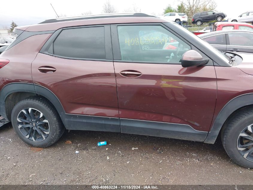 2022 Chevrolet Trailblazer Fwd Lt VIN: KL79MPS24NB132870 Lot: 40863224