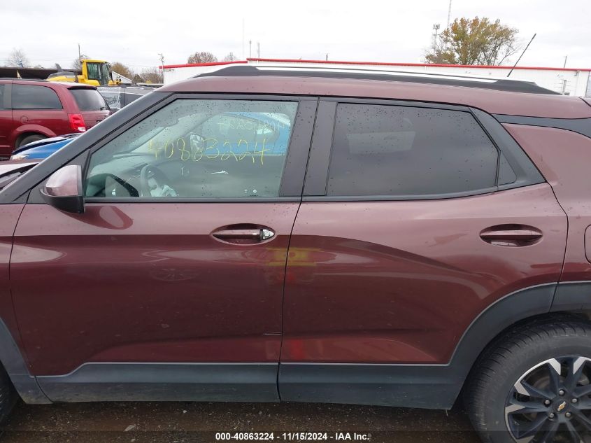 2022 Chevrolet Trailblazer Fwd Lt VIN: KL79MPS24NB132870 Lot: 40863224