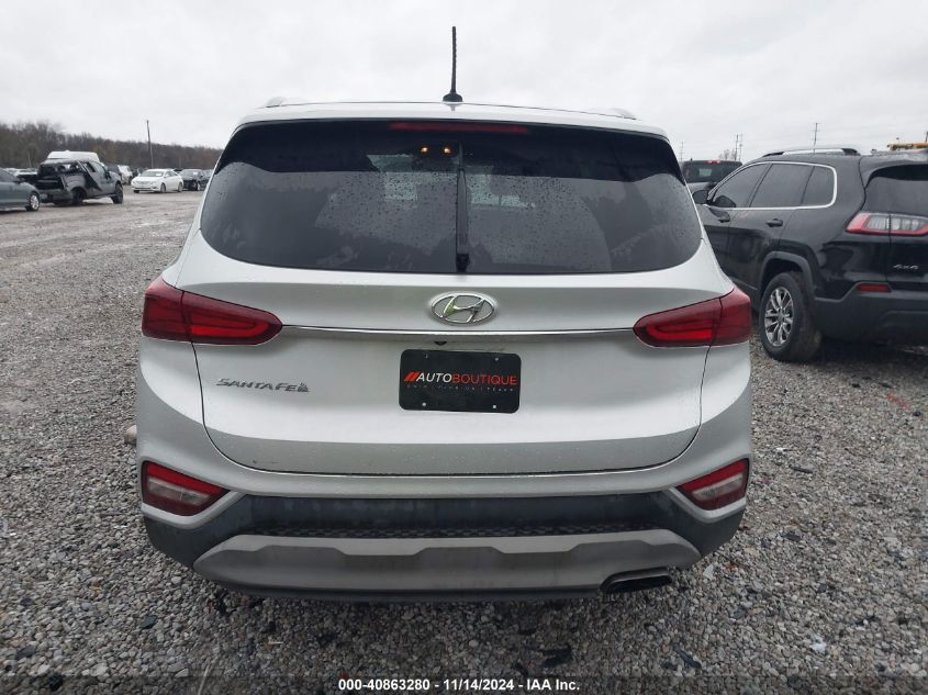 2019 Hyundai Santa Fe Se VIN: 5NMS23AD5KH099908 Lot: 40863280