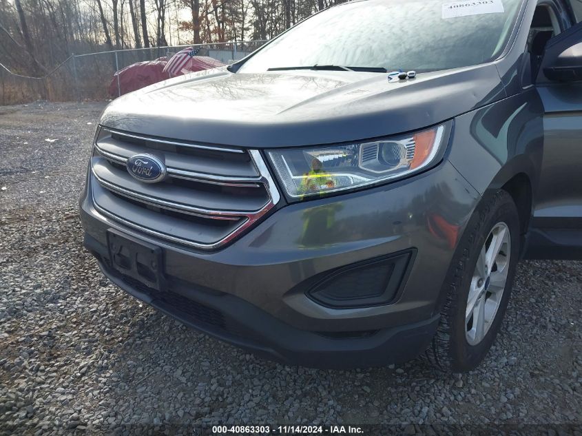 2016 Ford Edge Se VIN: 2FMPK3G90GBB69714 Lot: 40863303