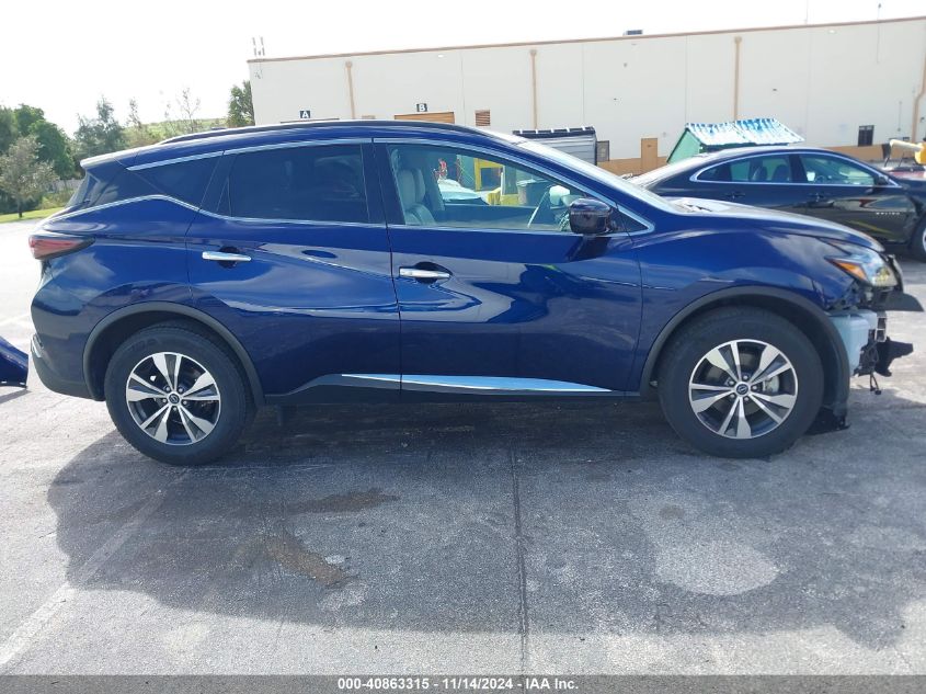 2023 Nissan Murano Sv Intelligent Awd VIN: 5N1AZ2BS2PC137093 Lot: 40863315