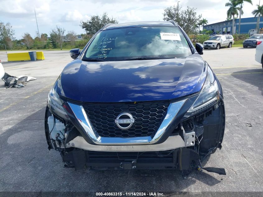 2023 Nissan Murano Sv Intelligent Awd VIN: 5N1AZ2BS2PC137093 Lot: 40863315