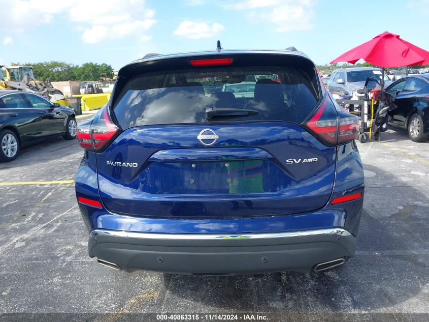 2023 Nissan Murano Sv Intelligent Awd VIN: 5N1AZ2BS2PC137093 Lot: 40863315