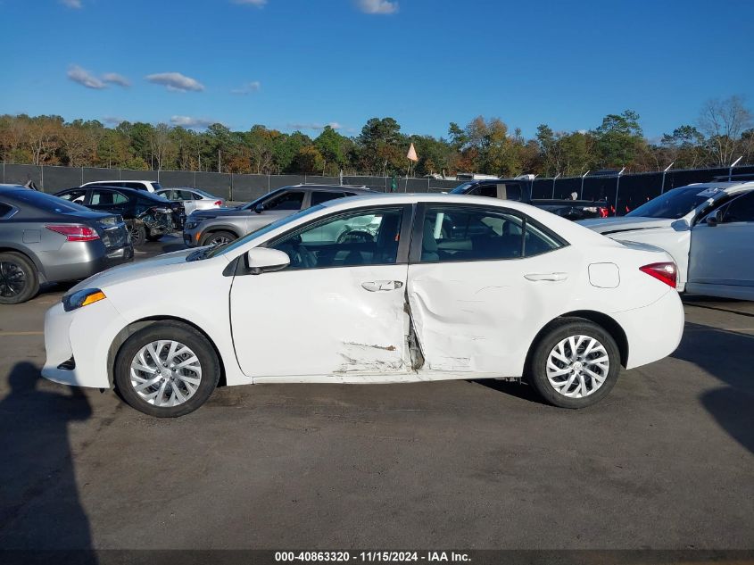 2018 Toyota Corolla Le VIN: 5YFBURHE1JP850163 Lot: 40863320