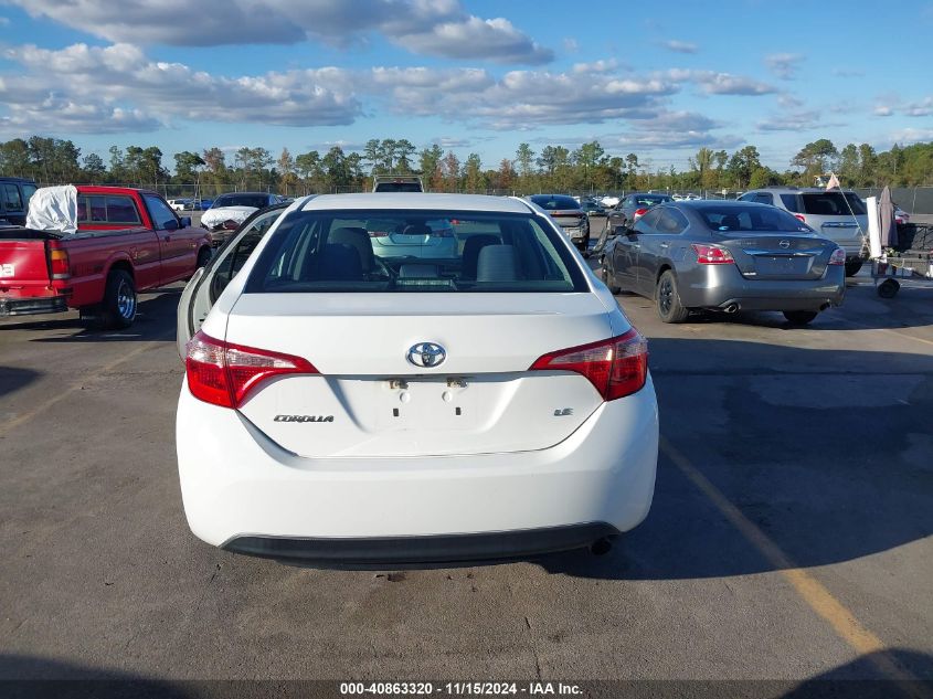 2018 Toyota Corolla Le VIN: 5YFBURHE1JP850163 Lot: 40863320