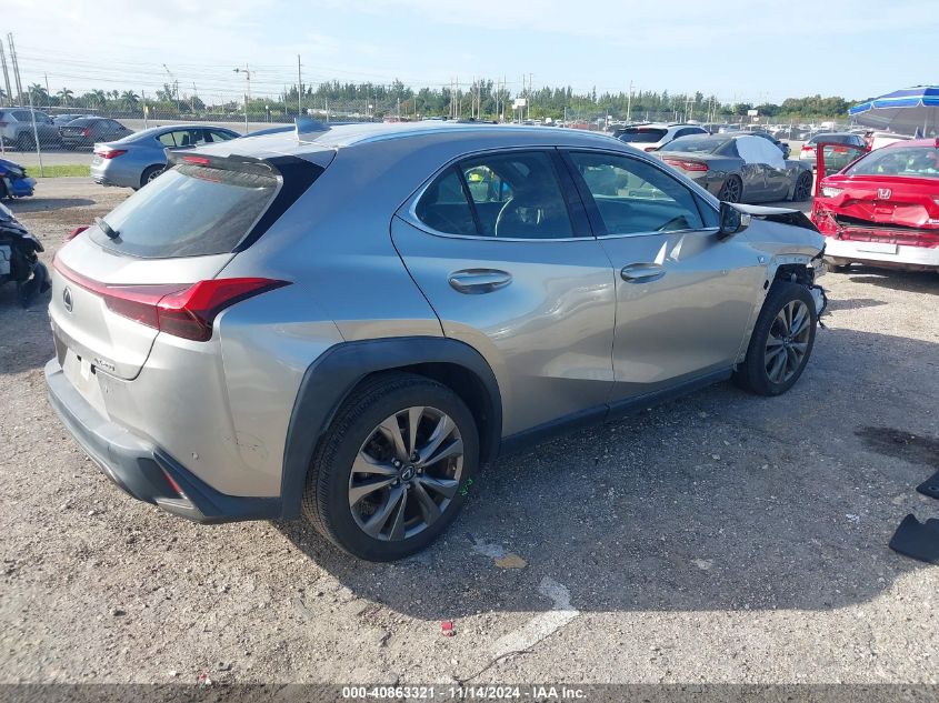 VIN JTHY3JBH3K2014256 2019 Lexus UX 200, F Sport no.4