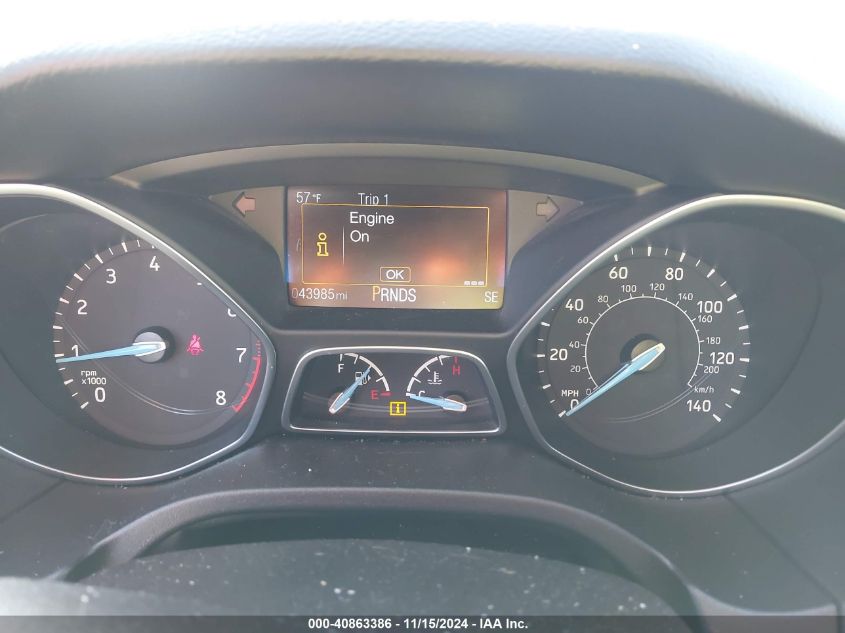 2016 FORD FOCUS SE - 1FADP3K24GL396879