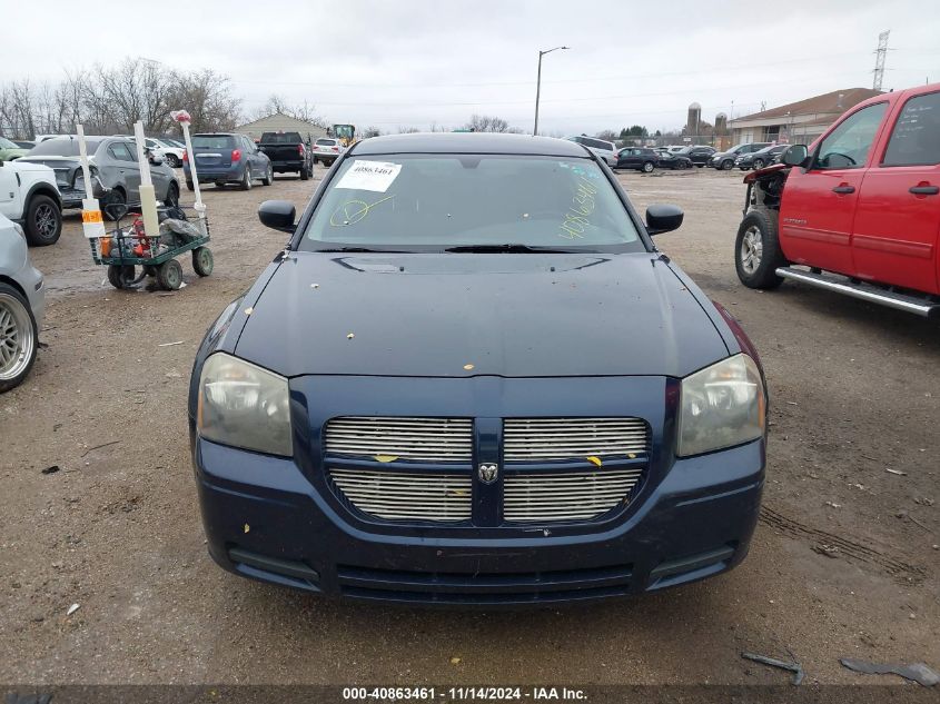 2005 Dodge Magnum Se VIN: 2D4FV48V25H182146 Lot: 40863461