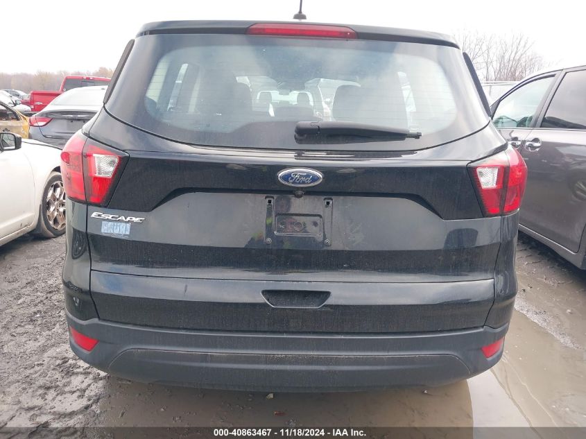 2019 Ford Escape S VIN: 1FMCU0F79KUA61022 Lot: 40863467