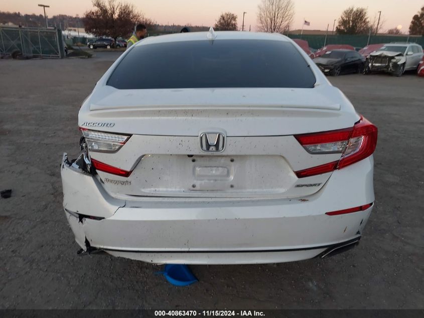 2018 Honda Accord Sport VIN: 1HGCV1F3XJA114199 Lot: 40863470