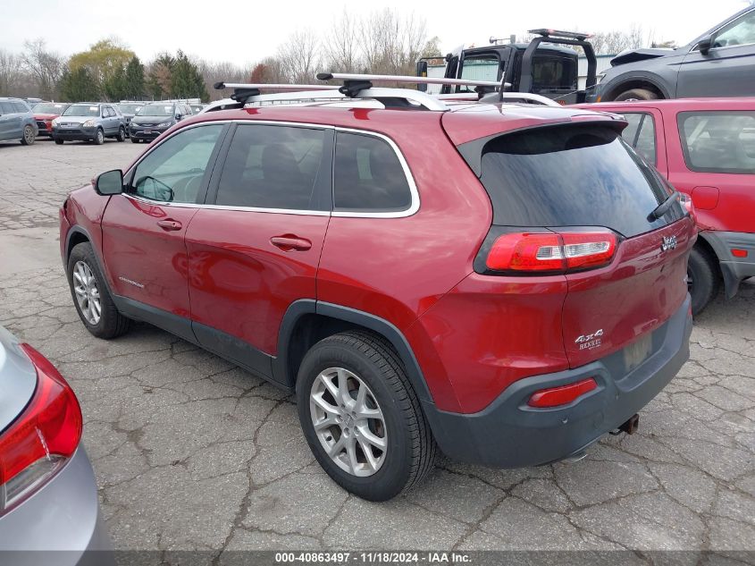 2016 Jeep Cherokee Latitude VIN: 1C4PJMCB2GW255580 Lot: 40863497