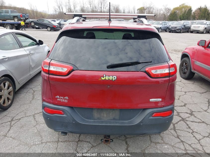 2016 Jeep Cherokee Latitude VIN: 1C4PJMCB2GW255580 Lot: 40863497