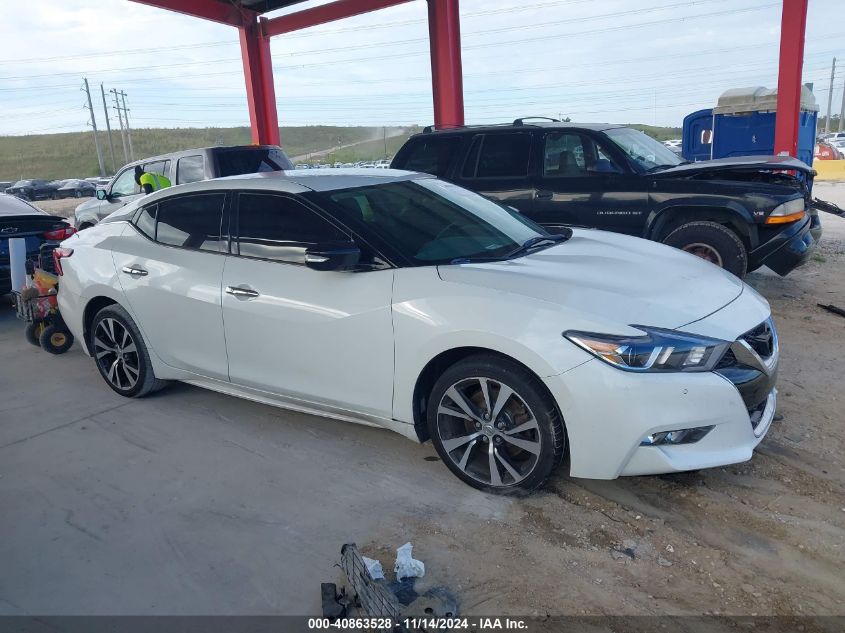 2016 Nissan Maxima 3.5 Sv VIN: 1N4AA6AP4GC428829 Lot: 40863528