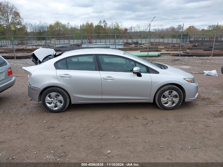 2015 Honda Civic Lx VIN: 19XFB2F57FE031958 Lot: 40863535