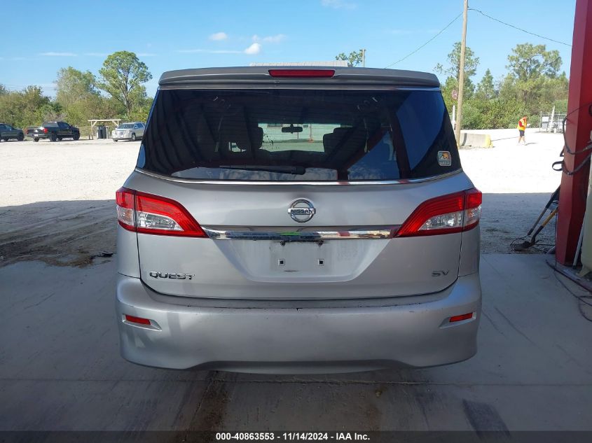 2015 Nissan Quest Platinum/S/Sl/Sv VIN: JN8AE2KPXF9122062 Lot: 40863553