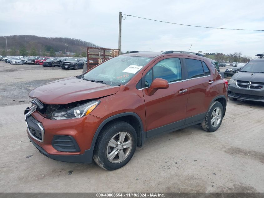 VIN 3GNCJPSB5KL269478 2019 CHEVROLET TRAX no.2