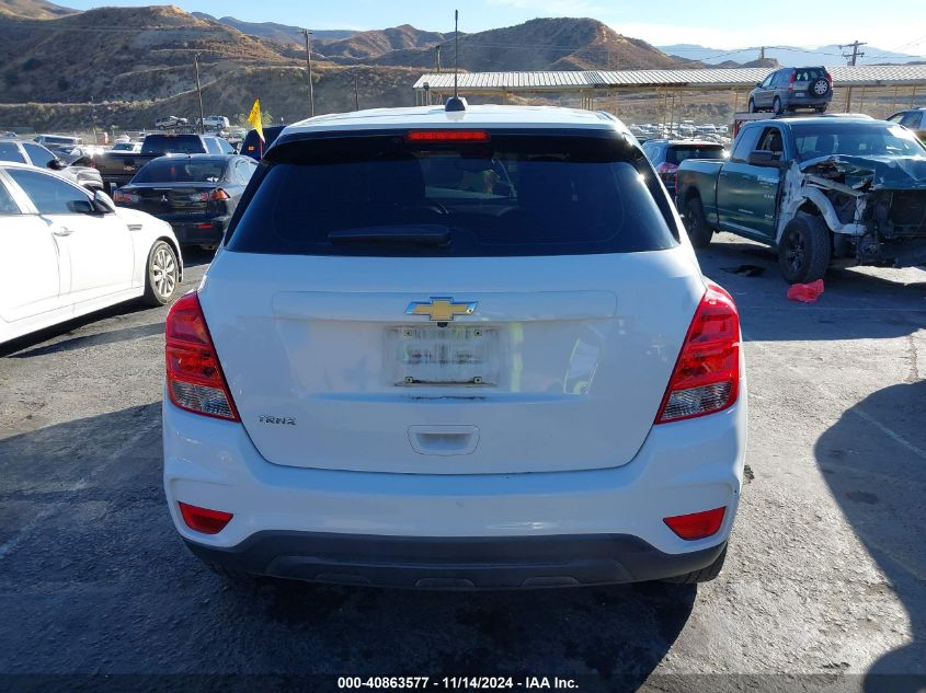 2018 Chevrolet Trax Ls VIN: 3GNCJKSB6JL159184 Lot: 40863577