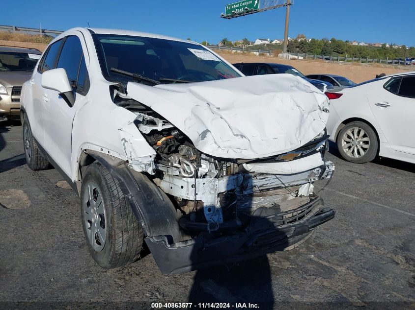 2018 Chevrolet Trax Ls VIN: 3GNCJKSB6JL159184 Lot: 40863577