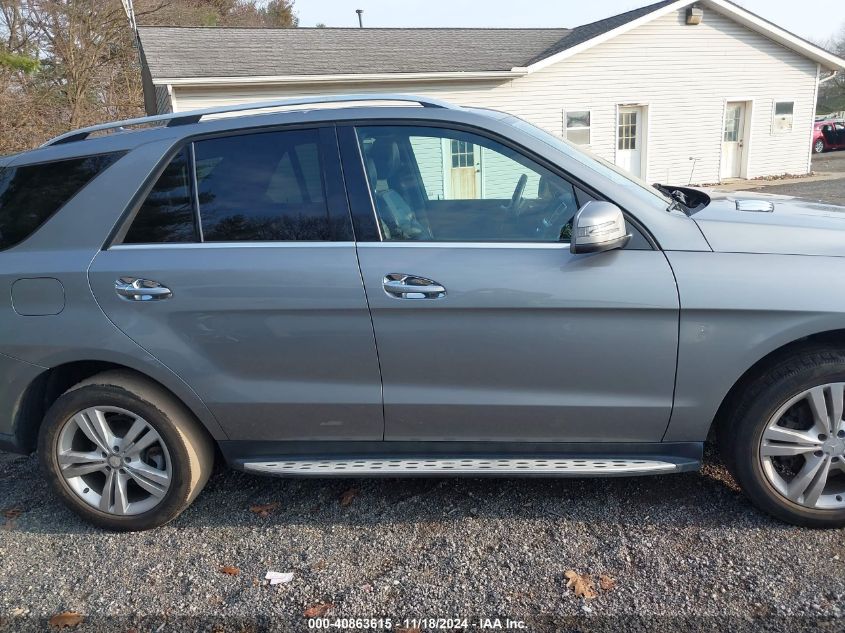 2015 Mercedes-Benz Ml 350 4Matic VIN: 4JGDA5HB2FA522628 Lot: 40863615