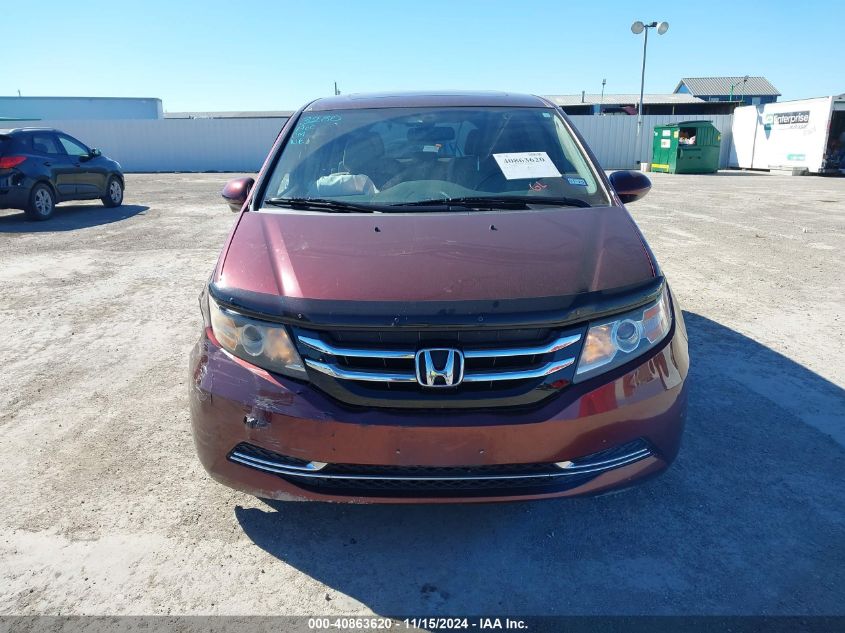 2016 Honda Odyssey Ex-L VIN: 5FNRL5H64GB054126 Lot: 40863620