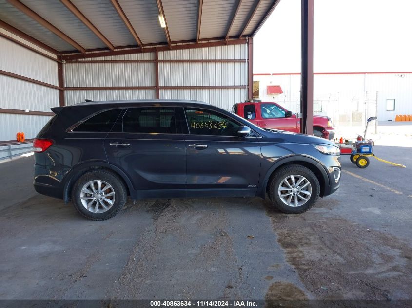 2017 Kia Sorento 2.4L Lx VIN: 5XYPGDA36HG230934 Lot: 40863634