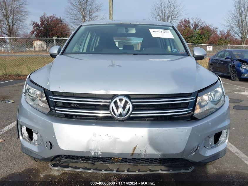 2013 Volkswagen Tiguan S VIN: WVGAV7AX8DW55417 Lot: 40863639