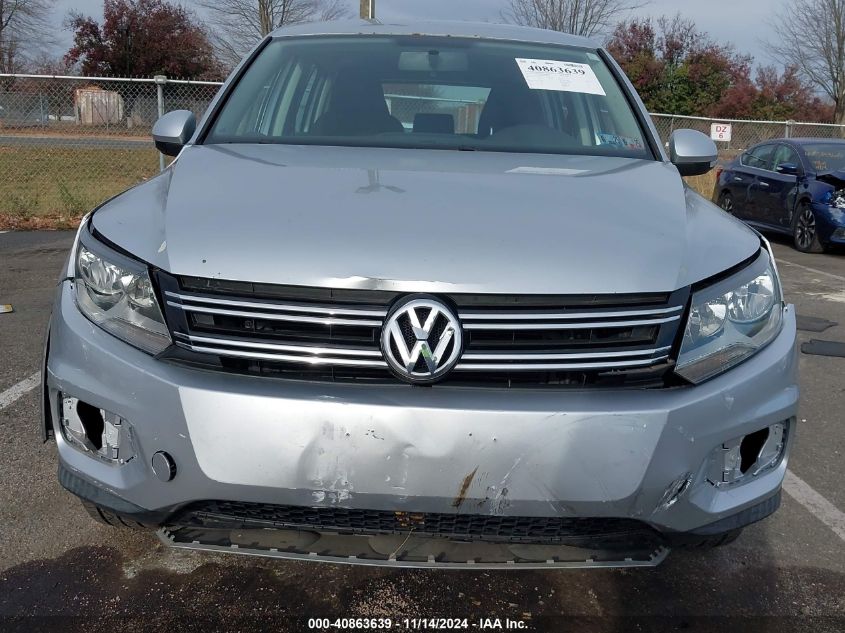 2013 Volkswagen Tiguan S VIN: WVGAV7AX8DW55417 Lot: 40863639