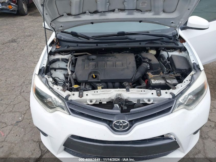 2016 TOYOTA COROLLA LE - 2T1BURHE0GC491817