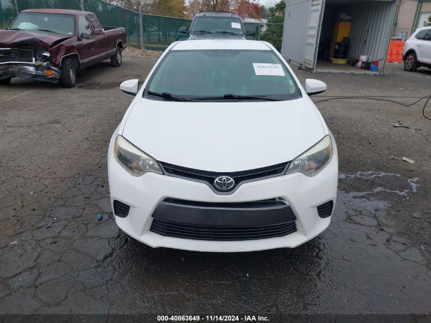 2016 Toyota Corolla Le VIN: 2T1BURHE0GC491817 Lot: 40863649