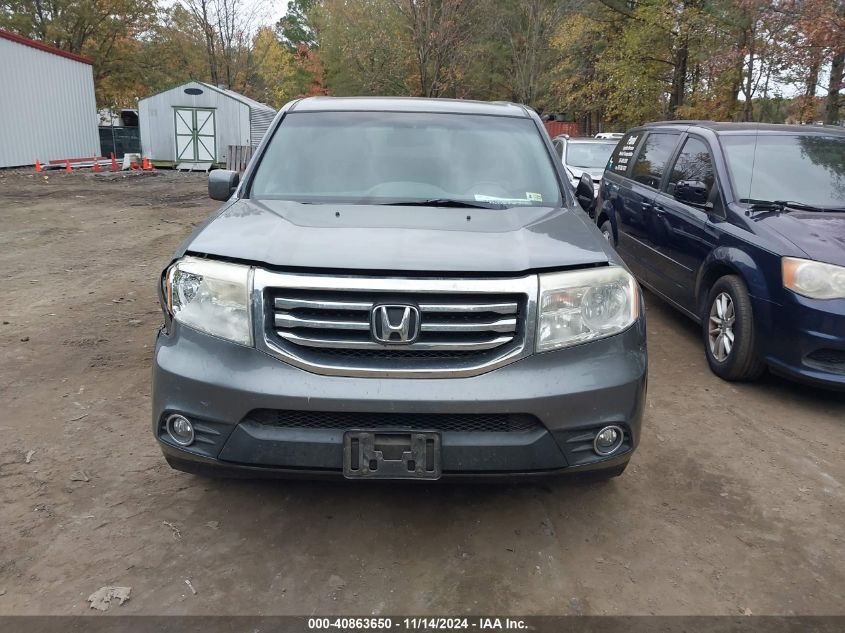 2013 Honda Pilot Ex-L VIN: 5FNYF4H56DB021953 Lot: 40863650