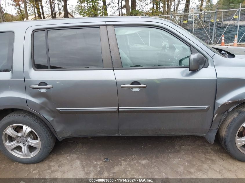 2013 Honda Pilot Ex-L VIN: 5FNYF4H56DB021953 Lot: 40863650