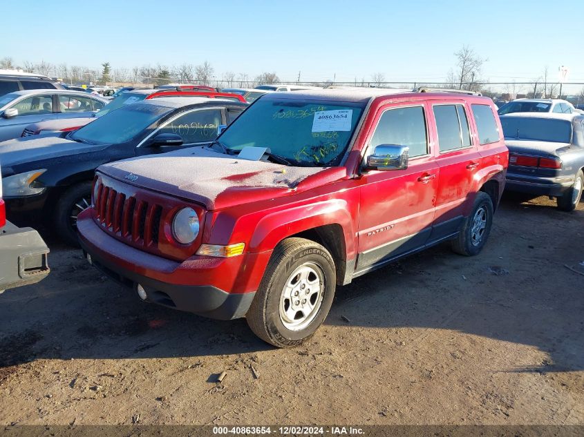 VIN 1C4NJPBB8GD677021 2016 Jeep Patriot, Sport no.2