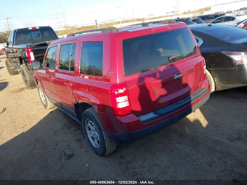 VIN 1C4NJPBB8GD677021 2016 Jeep Patriot, Sport no.3