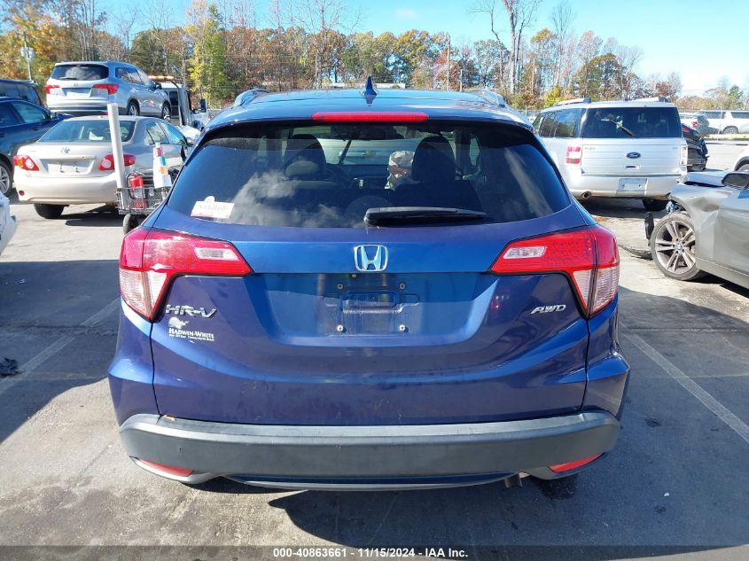 2016 Honda Hr-V Ex-L VIN: 3CZRU6H74GM736621 Lot: 40863661