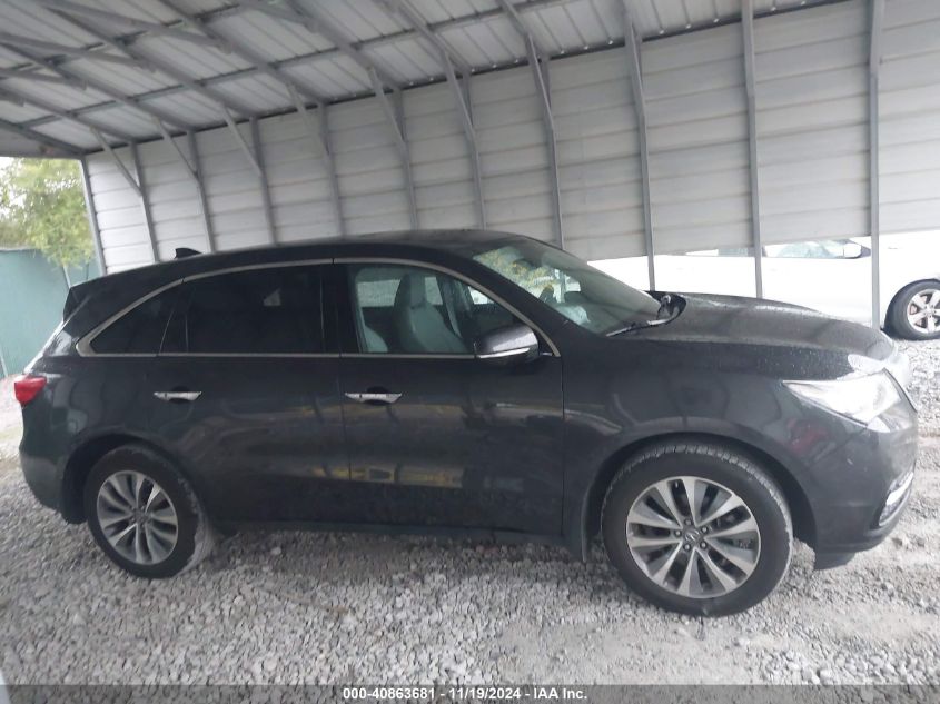 2014 Acura Mdx Technology Package VIN: 5FRYD3H42EB009323 Lot: 40863681