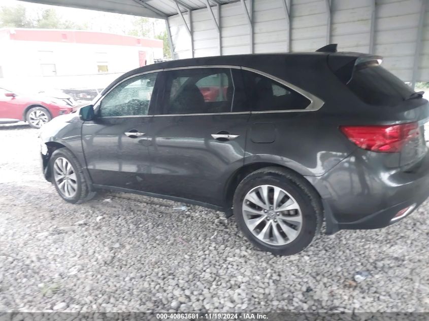 2014 Acura Mdx Technology Package VIN: 5FRYD3H42EB009323 Lot: 40863681