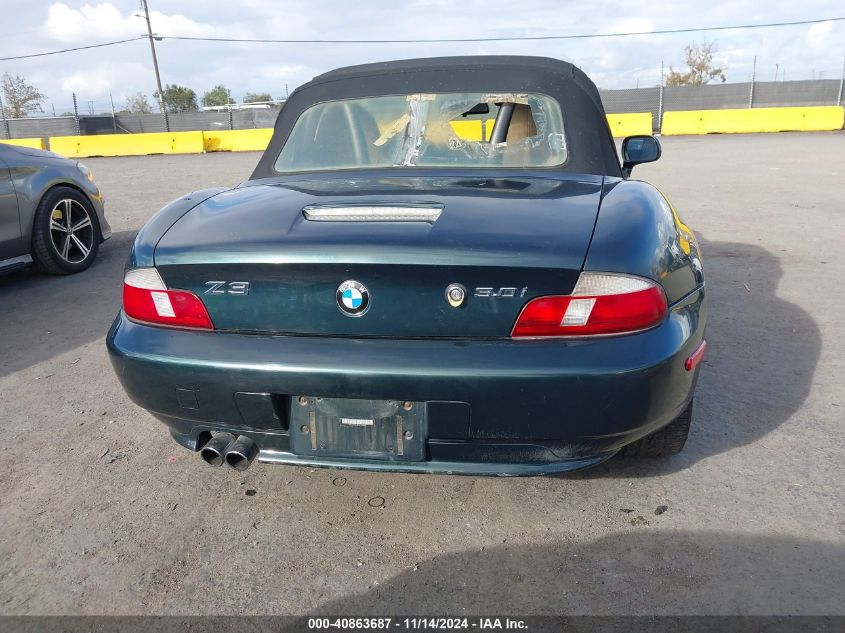 2001 BMW Z3 3.0I VIN: WBACN53411LL49207 Lot: 40863687