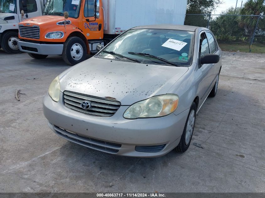 2003 Toyota Corolla Ce VIN: 2T1BR32E83C021777 Lot: 40863717