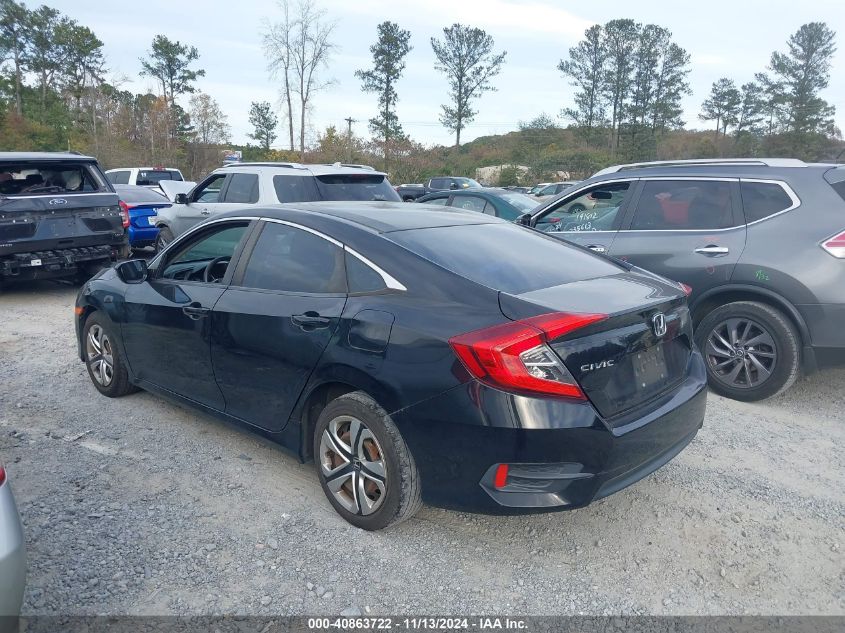 2016 Honda Civic Lx VIN: 19XFC2F56GE043842 Lot: 40863722