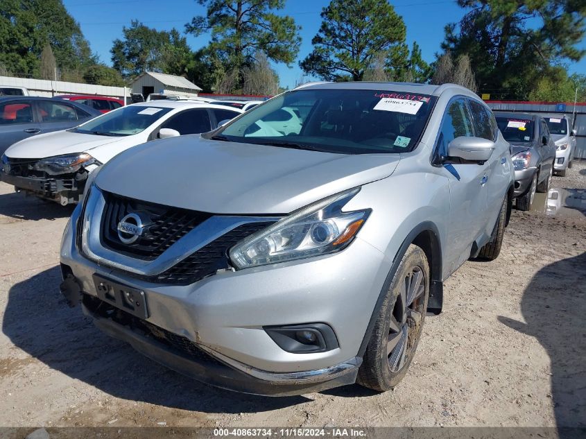 2015 Nissan Murano Platinum VIN: 5N1AZ2MG6FN279751 Lot: 40863734